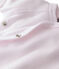Baby-Wickelbody, Unisex, Ringelmuster rosa VIENNE/weiss ECUME