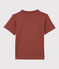 Kurzärmeliges T-Shirt aus Baumwolle für Jungen braun OMBRIE