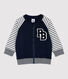 Baby-Teddyjacke aus Molton.