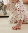 Baby-Set aus bedruckter Baumwolle weiss MARSHMALLOW/rot PEPS