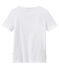 Damen-T-Shirt „COL V“ aus feinem Jersey weiss ECUME