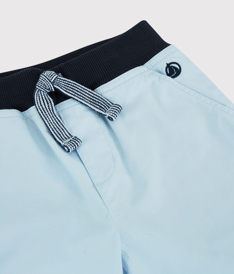 Bermudas aus Baumwoll-Serge f&uuml;r Jungen blau