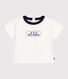 Langärmeliges Baby-T-Shirt aus Baumwolle mit Vintage-Logo
