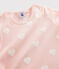 Kinderpyjama aus Bio-Baumwolle mit Herzmotiv für Mädchen rosa MINOIS/weiss ECUME