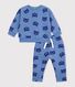 blau/vielfarbig