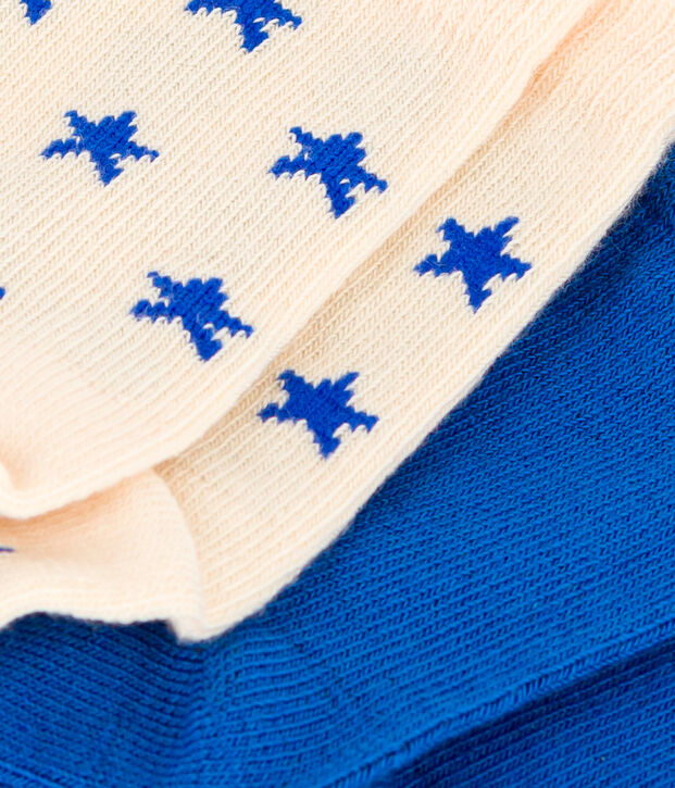 2er-Set Babysocken aus Baumwolljersey mit Sternenmotiv vielfarbig