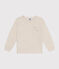 Langärmeliges Kinder-T-Shirt aus geflammten Jersey für Jungen beige MONTELIMAR CHINE