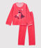 Kinderpyjama aus Nicki mit Pfadfinderinnenmotiv für Mädchen rosa CARMEN