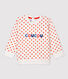 Baby-Sweatshirt aus Molton.