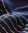 Baby MädchenStreifenkleid im Materialmix blau SMOKING/gelb DORE