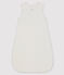 Babystrampler aus Samt weiss MARSHMALLOW
