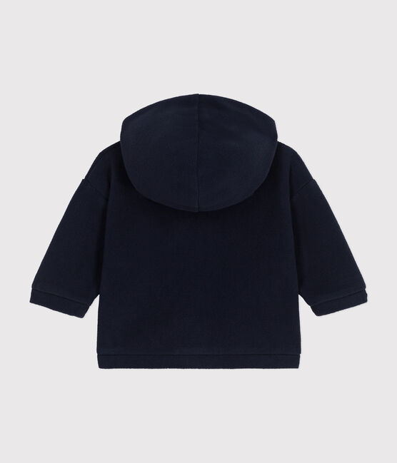 Baby-Sweatshirt aus Polar-Fleece blau SMOKING