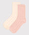 2er-Set Socken mit Zierstich für Mädchen variante 2