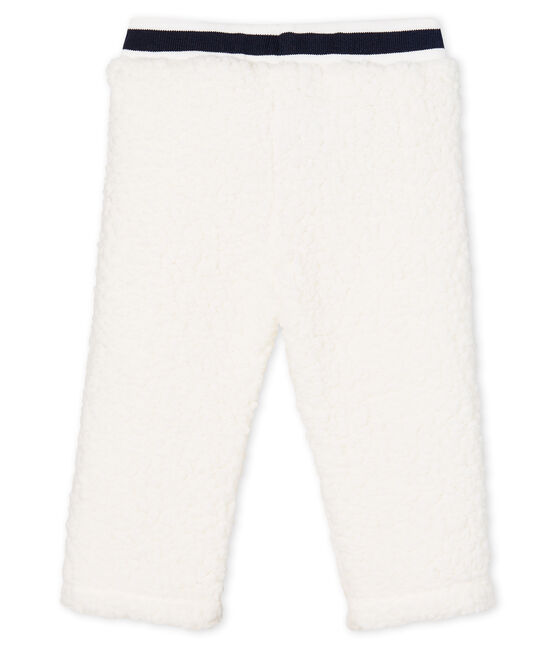 Unisex-Babyhose in Sherpa weiss MARSHMALLOW