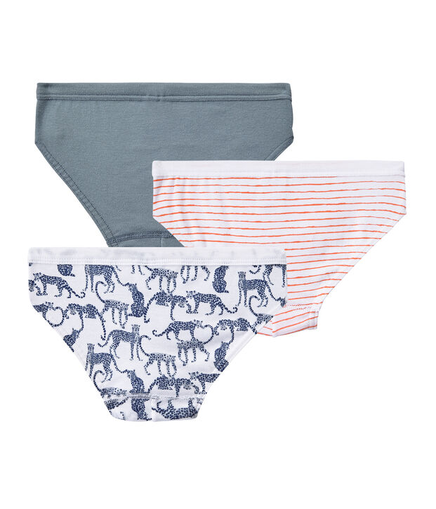 Jungen-Slips im 3er-Set weiss