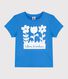 Kurzärmeliges Kinder-T-Shirt aus Baumwolle für Mädchen