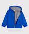Kinder-Jacke aus einfarbigem PU blau PERSE