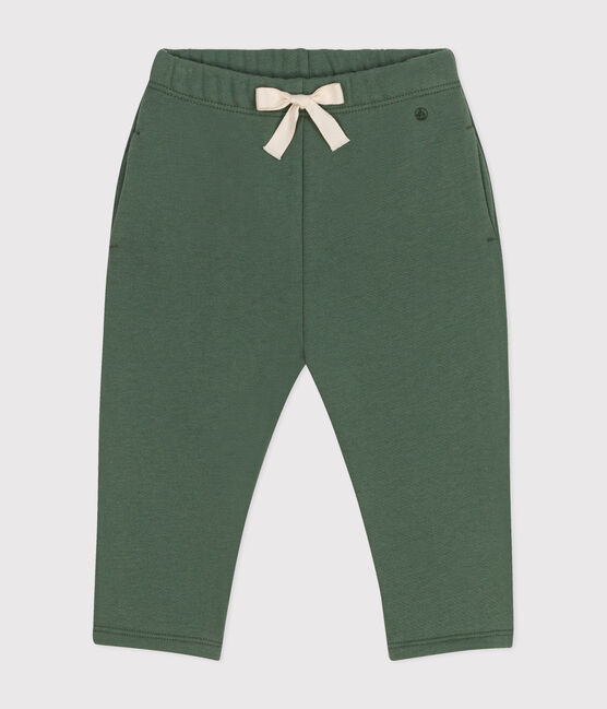 Baby-Hose aus Molton grün CROCO