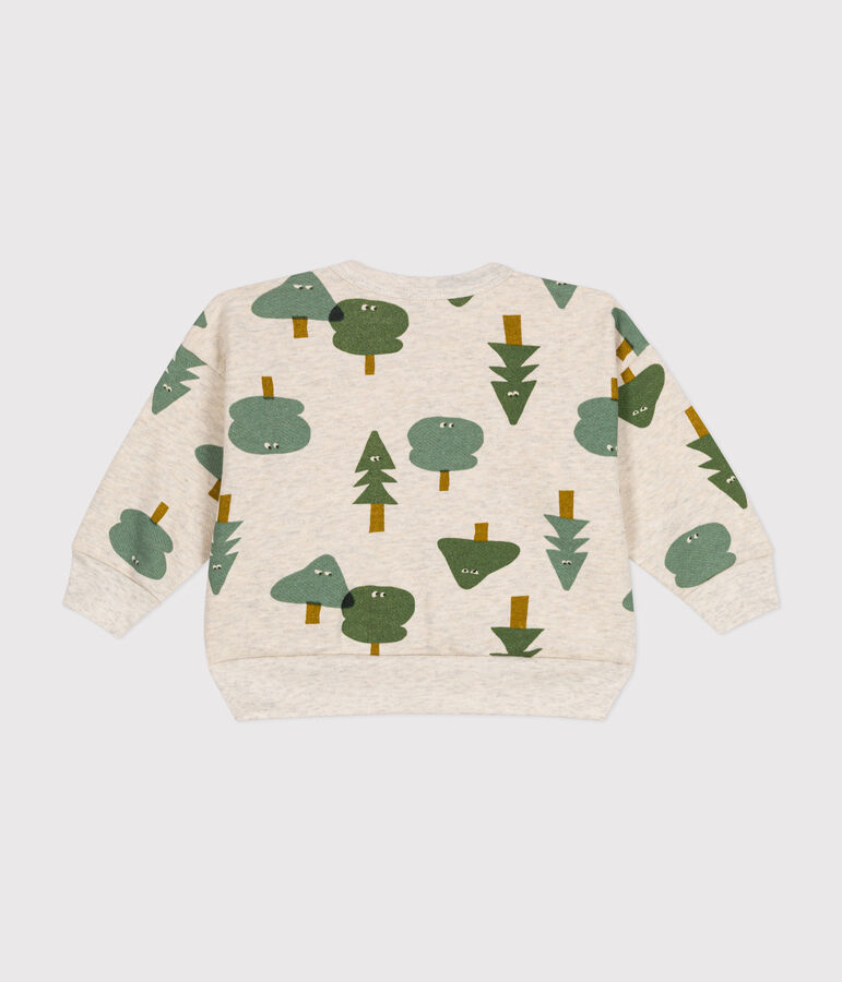 Baby-Sweatshirt aus Molton beige/vielfarbig