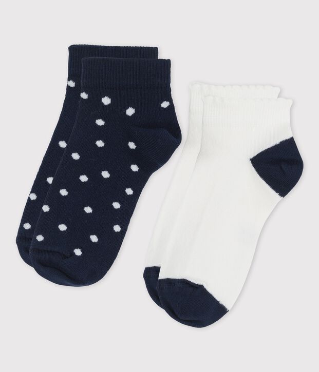 2er-Set Kindersocken f&uuml;r M&auml;dchen vielfarbig