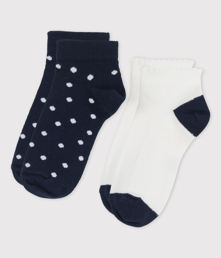 2er-Set Kindersocken f&uuml;r M&auml;dchen vielfarbig