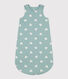 Babyschlafsack aus Baumwolle mit Herzmotiv