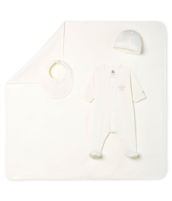 Set mit Baby-Geschenk aus Rippstrick variante 1
