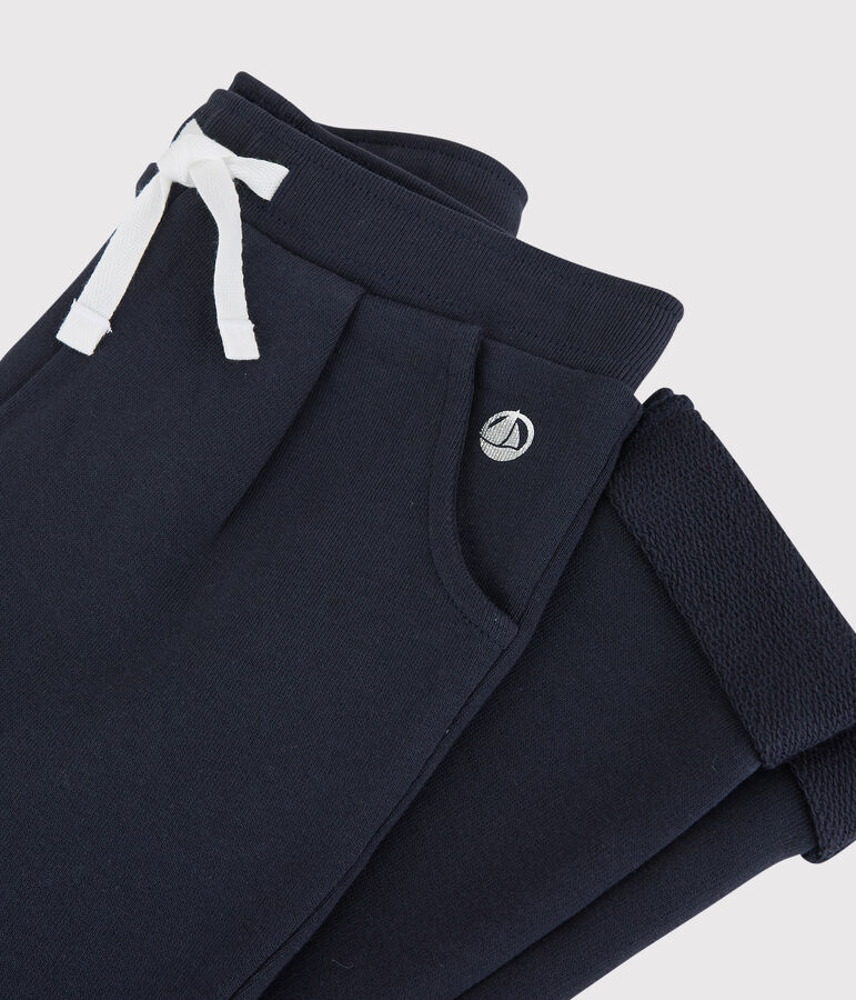 Kinder-Jogginghose aus Molton f&uuml;r M&auml;dchen blau