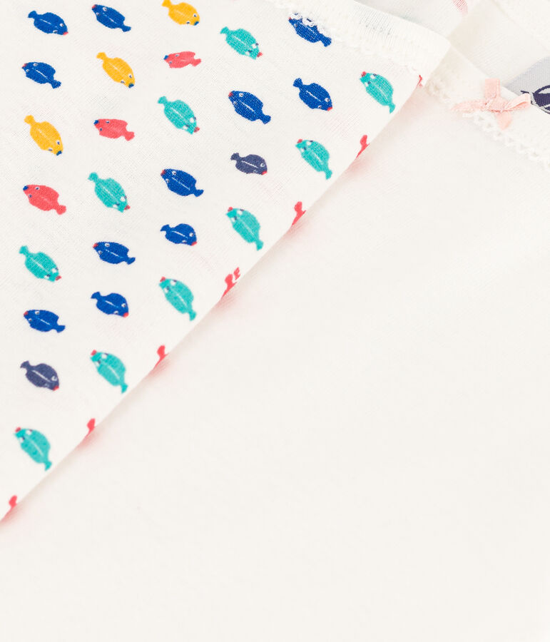 2er-Set Spaghetti-Tops aus Baumwolle mit Meerestieren f&uuml;r M&auml;dchen variante 1