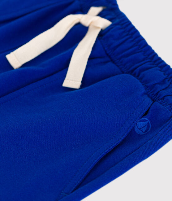Kinder-Short für Jungen aus Baumwolle blau SURF