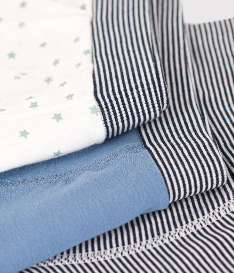3er-Set Kinder-Boxershorts aus Baumwolle mit Sternmotiv vielfarbig