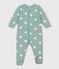 Baby-Strampler mit Herzmotiv aus Molton PAUL/ AVALANCHE
