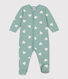 Baby-Strampler mit Herzmotiv aus Molton