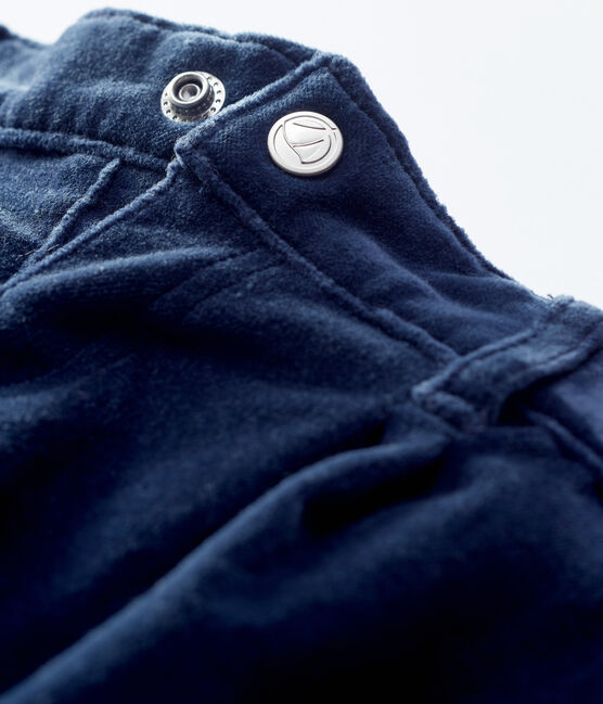 Baby-Cordhose für Jungen blau SMOKING
