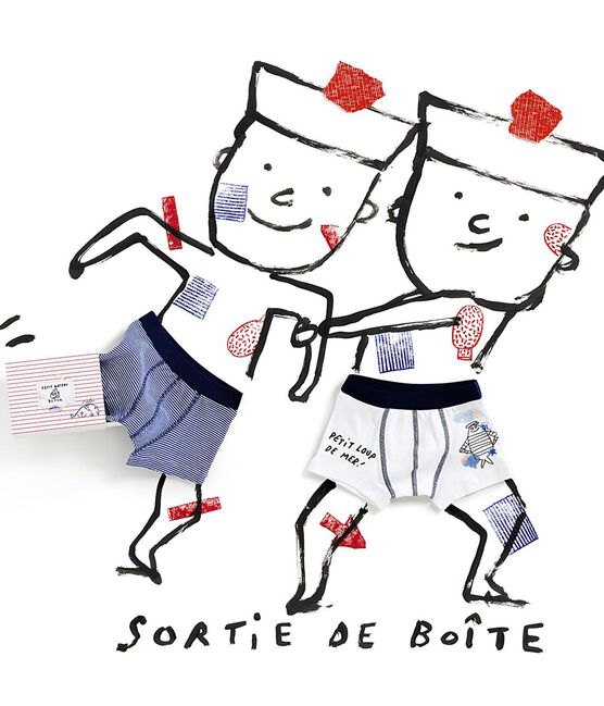 2er-Set „Serge Bloch“ Boxershorts für Jungen variante 1