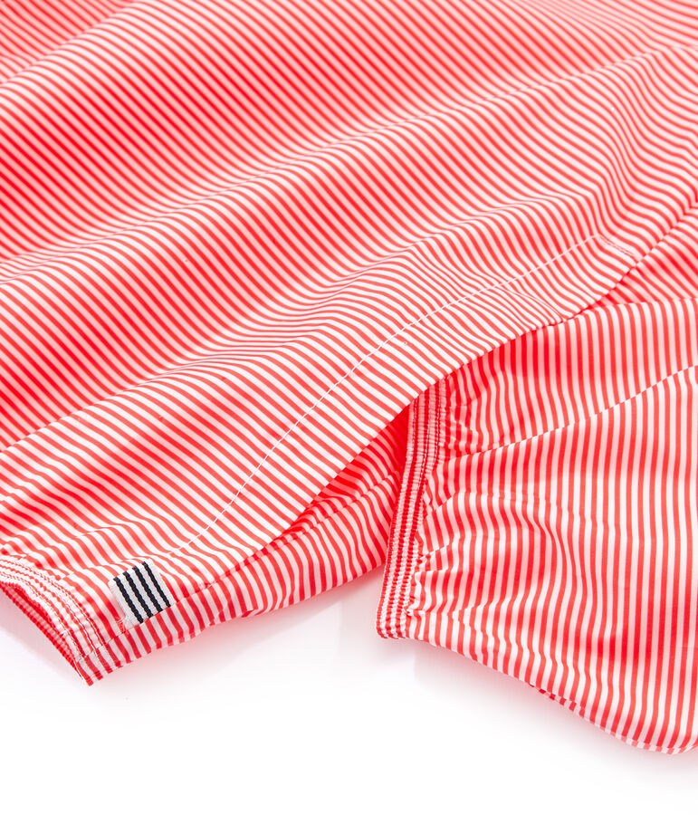 Kurze winddichte jacke unisex rosa/weiss