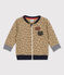 Baby-Teddyjacke aus Molton. beige JERRYCAN/ MULTICO