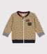 Baby-Teddyjacke aus Molton.