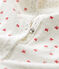 Baby Strampler aus gedoppeltem Jersey für Mädchen weiss MARSHMALLOW/rot TERKUIT