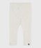 Baby-Leggings aus einfarbiger Baumwolle beige MONTELIMAR CHINE