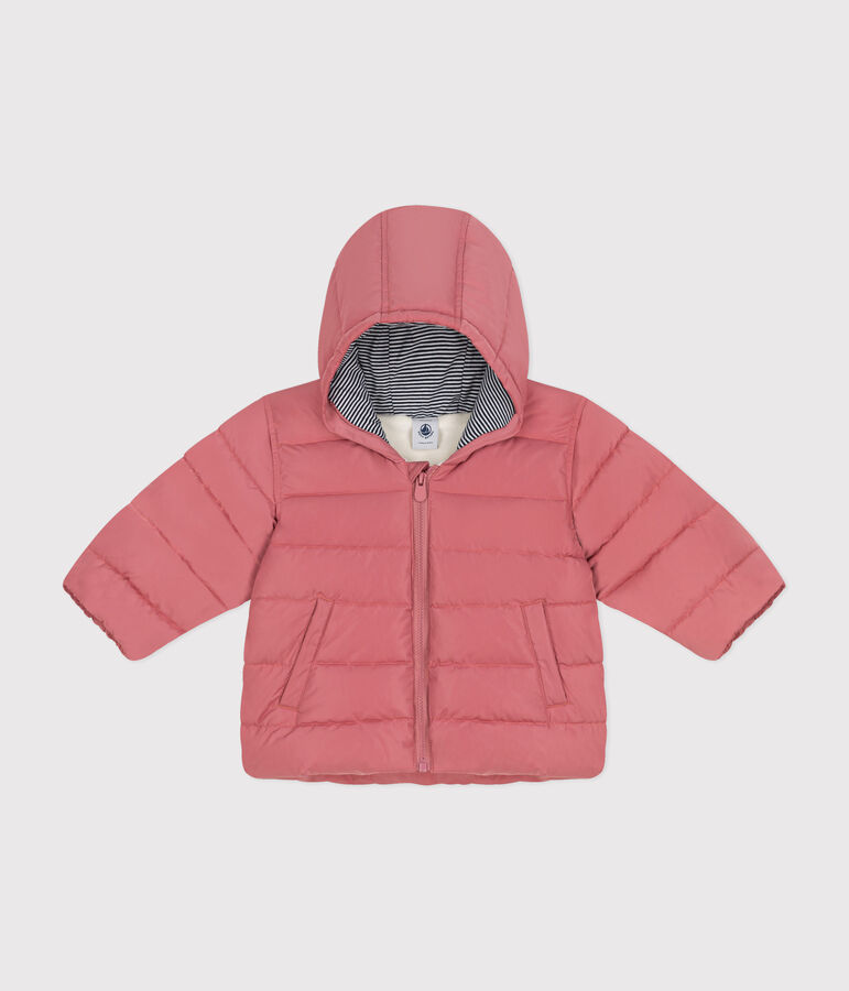 Baby-Anorak mit Fleece-Futter rosa