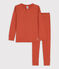 Kinderpyjama aus Baumwolle/Lyocell rosa BRANDY