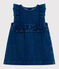 Ärmelloses Babykleid aus Denim blau DENIM MOYEN