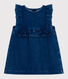 Ärmelloses Babykleid aus Denim