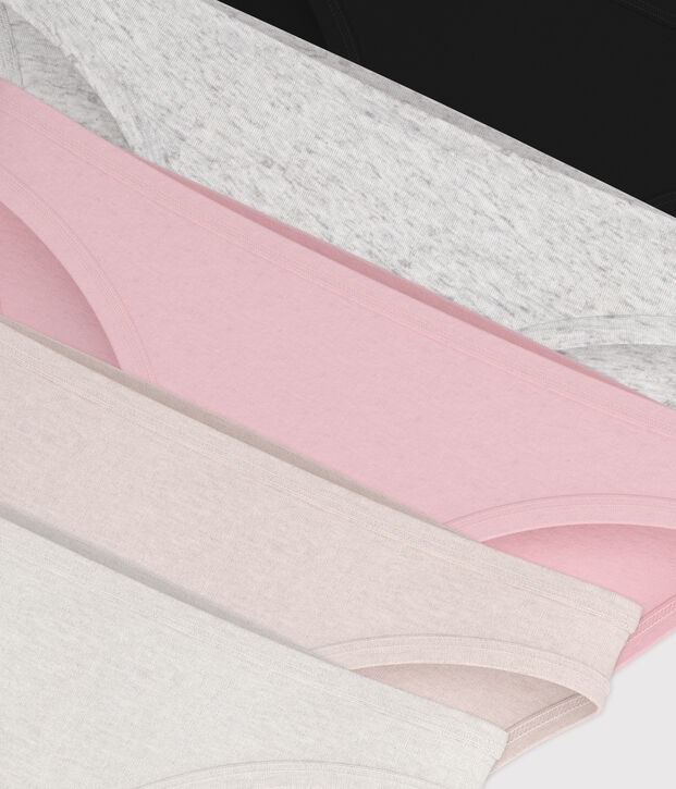 5er-Set Slips aus Baumwolle f&uuml;r Damen vielfarbig
