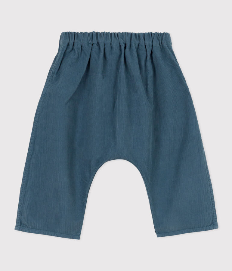 Baby-Cordhose blau