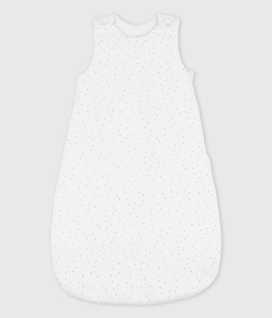 Babyschlafsack aus Doppeljersey weiss MARSHMALLOW/weiss MULTICO