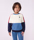 Kinder-Kapuzensweatshirt aus Baumwolle im Colorblock