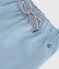 Baby-Shorts aus einfarbiger Baumwolle blau FLO