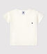 Einfarbiges kurzärmeliges T-Shirt aus Jersey